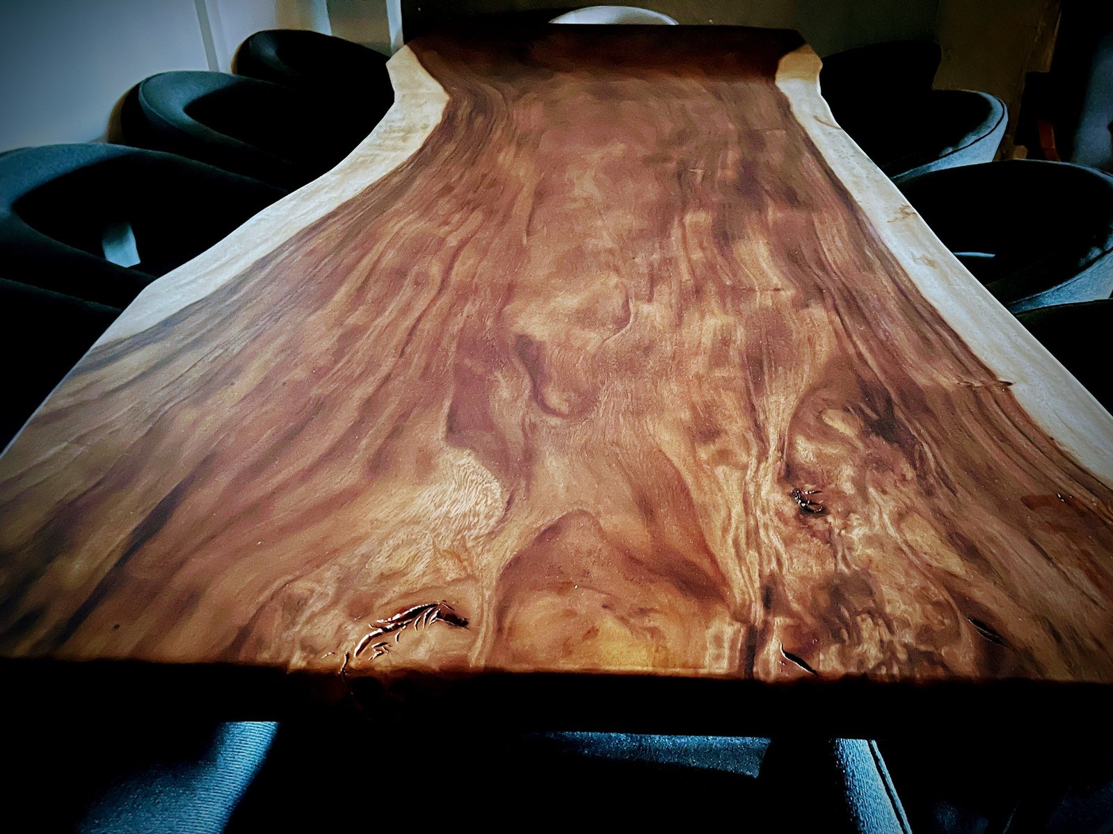 Variación de color en Parota